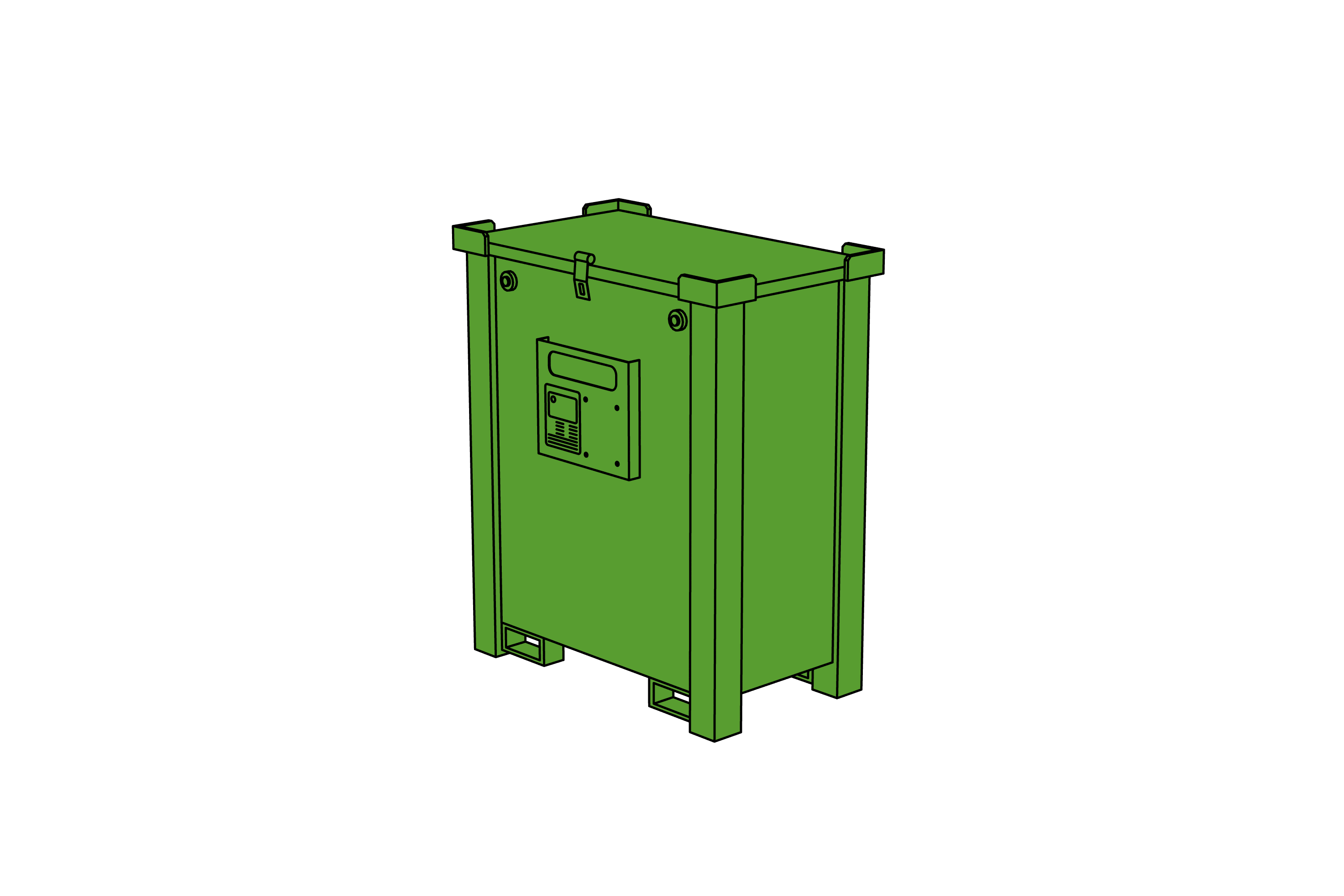 Sonderabfallbehälter für flüssige Abfälle