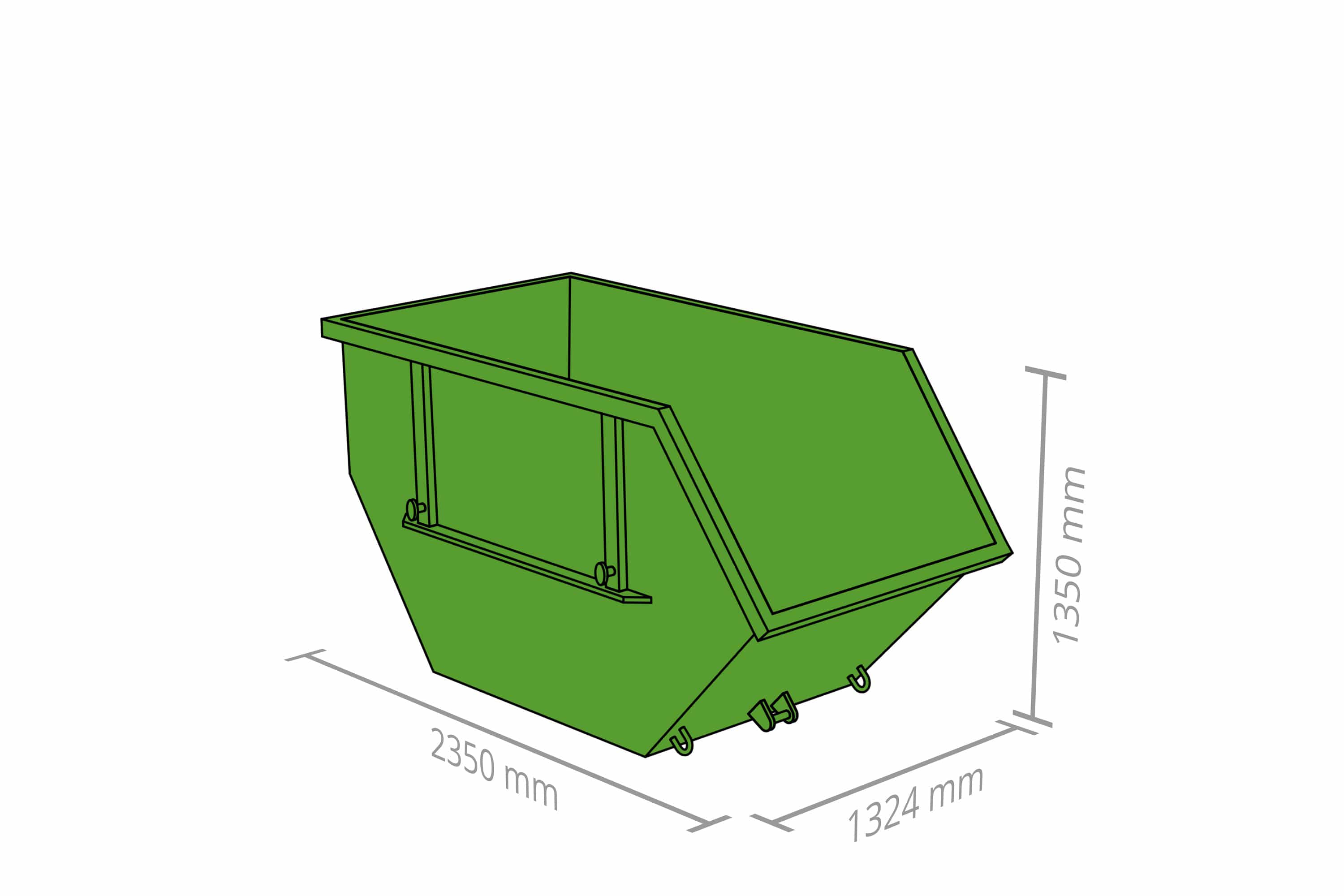 Maße Absetzbehälter 3,5 m³